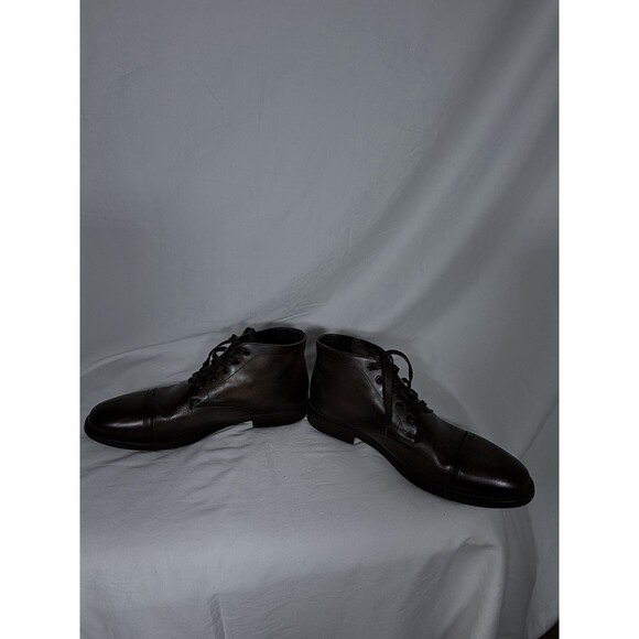 Men,s Brown Leather Boot by Thursday Size 11.5 main image 6